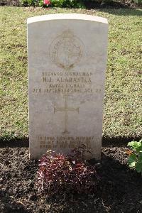Ismailia War Memorial Cemetery - Alabaster, Herbert James